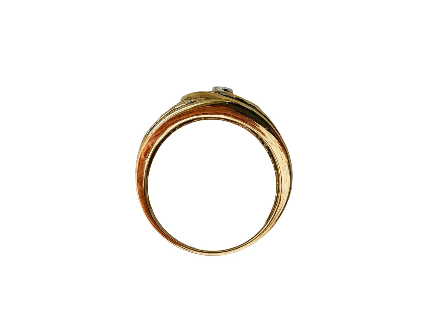 9ct Gold Sapphire, Ruby, Emerald & Diamond Ring