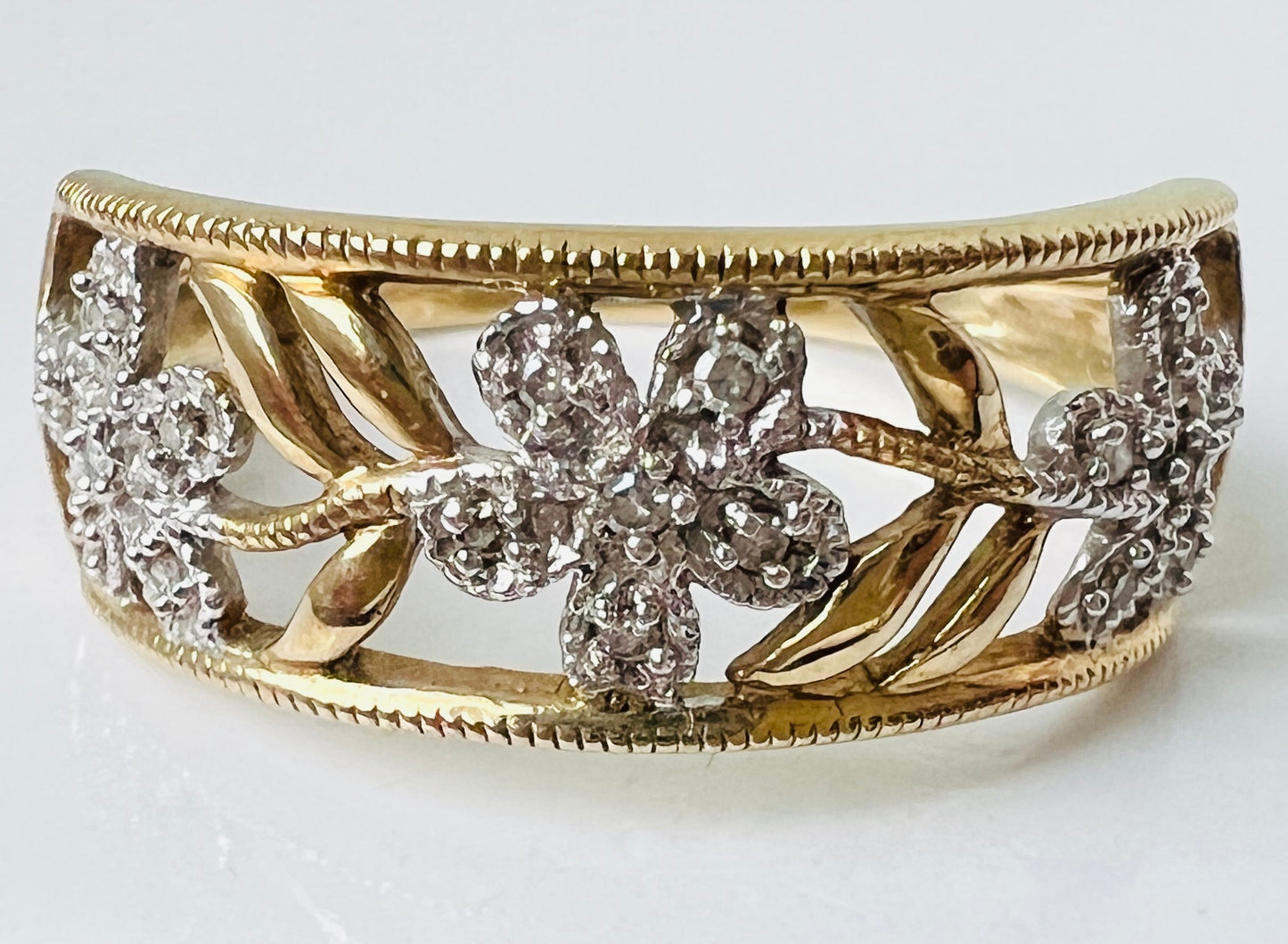 9ct Gold Diamond Ring