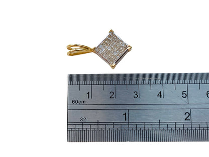 14ct Gold Diamond Pendant