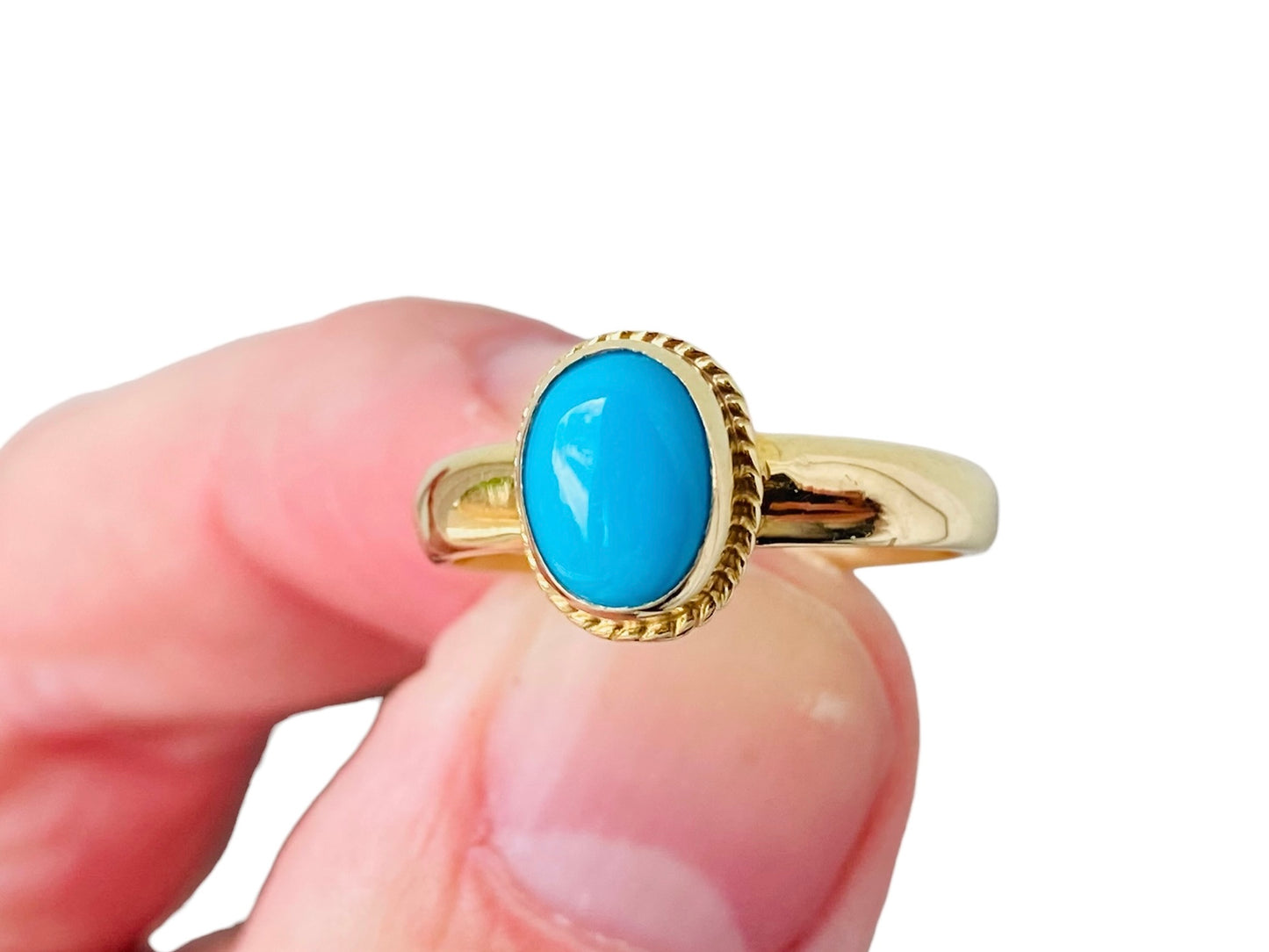 9ct Gold Turquoise Ring