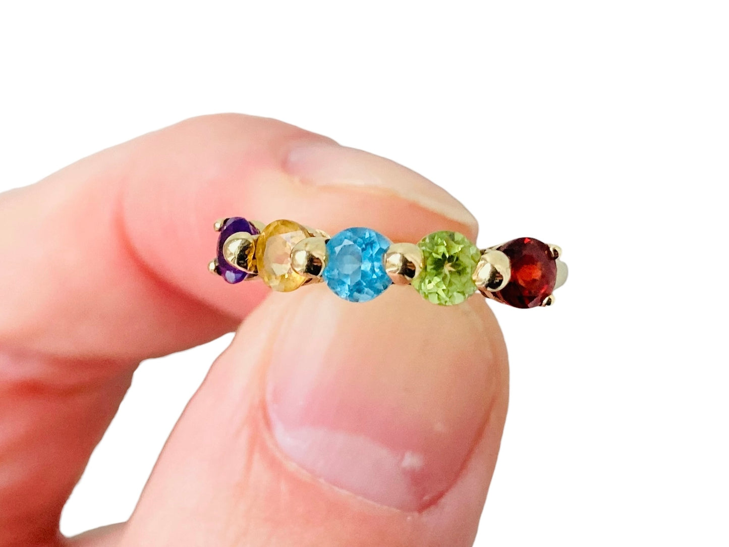 9ct Gold Multi-Gemstone Ring