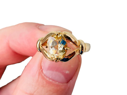 9ct Gold Citrine Ring
