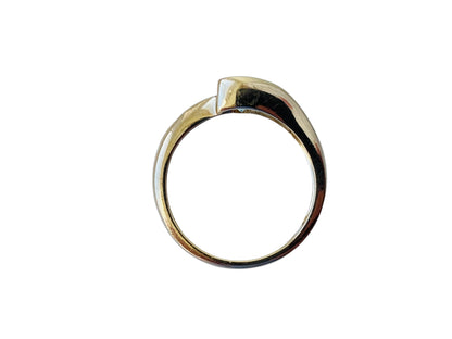 9ct Gold Topaz & Diamond Ring