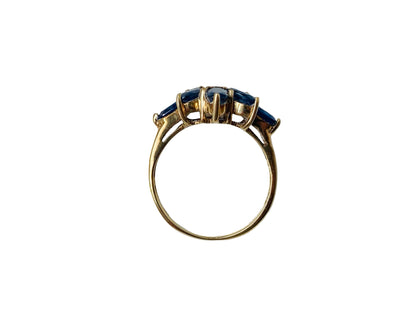 9ct Gold Sapphire & Diamond Ring