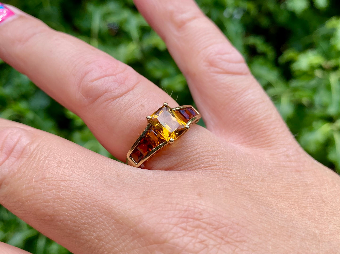 9ct Gold Citrine Ring