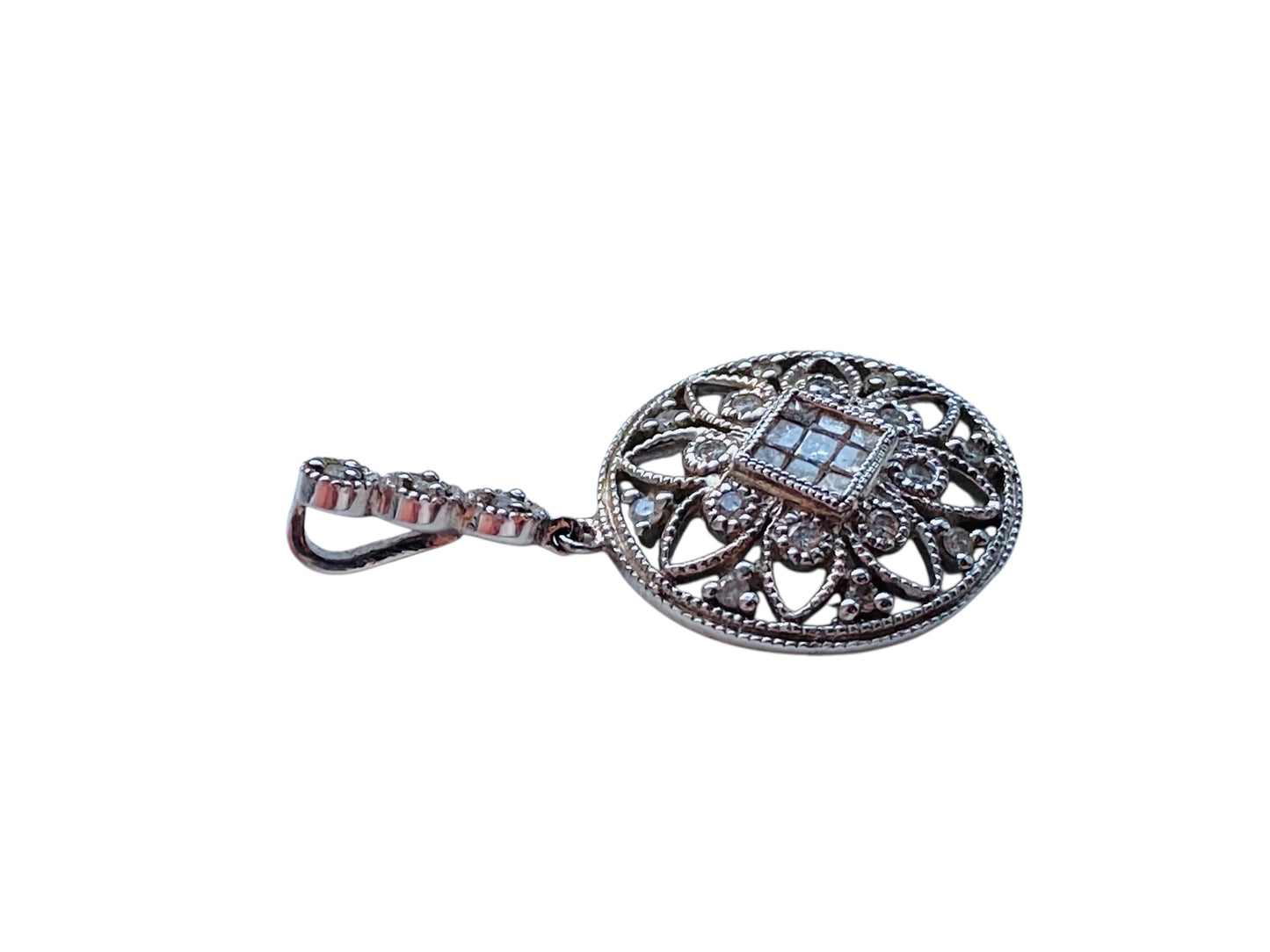 9ct Gold Diamond Pendant