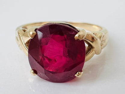 9ct Gold Ruby Ring