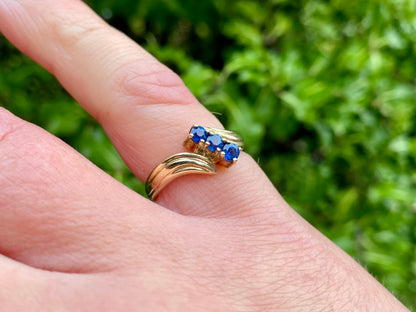 9ct Gold Sapphire Ring