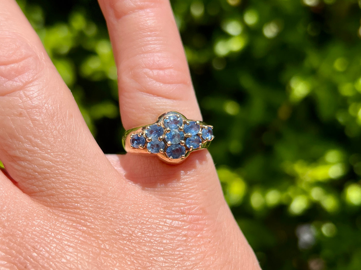 9ct Gold Sapphire Ring