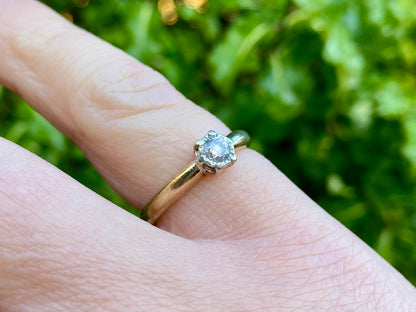 9ct Gold Diamond 0.30ct Solitaire Ring