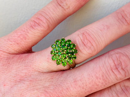 9ct Gold Diopside Ring