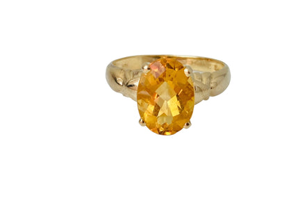 18ct Gold Citrine Ring