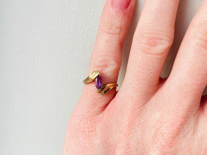 9ct Gold Amethyst Ring