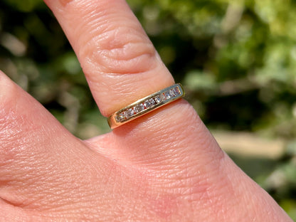 18ct Gold Seven-Stone Diamond Ring
