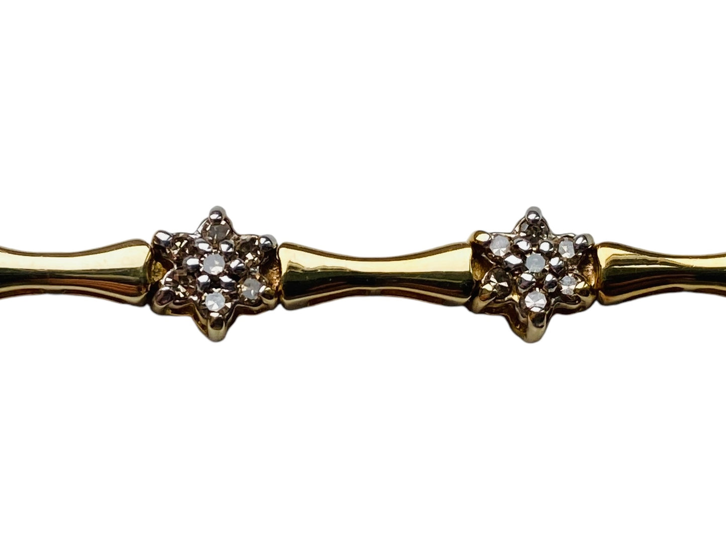 10ct Gold Diamond Bracelet