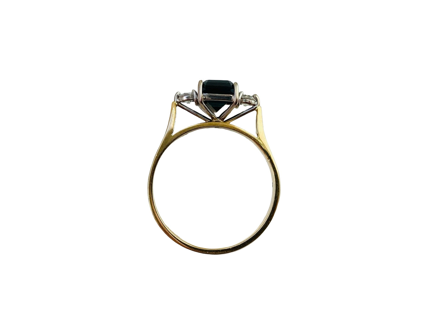 18ct Gold Sapphire & Diamond Ring