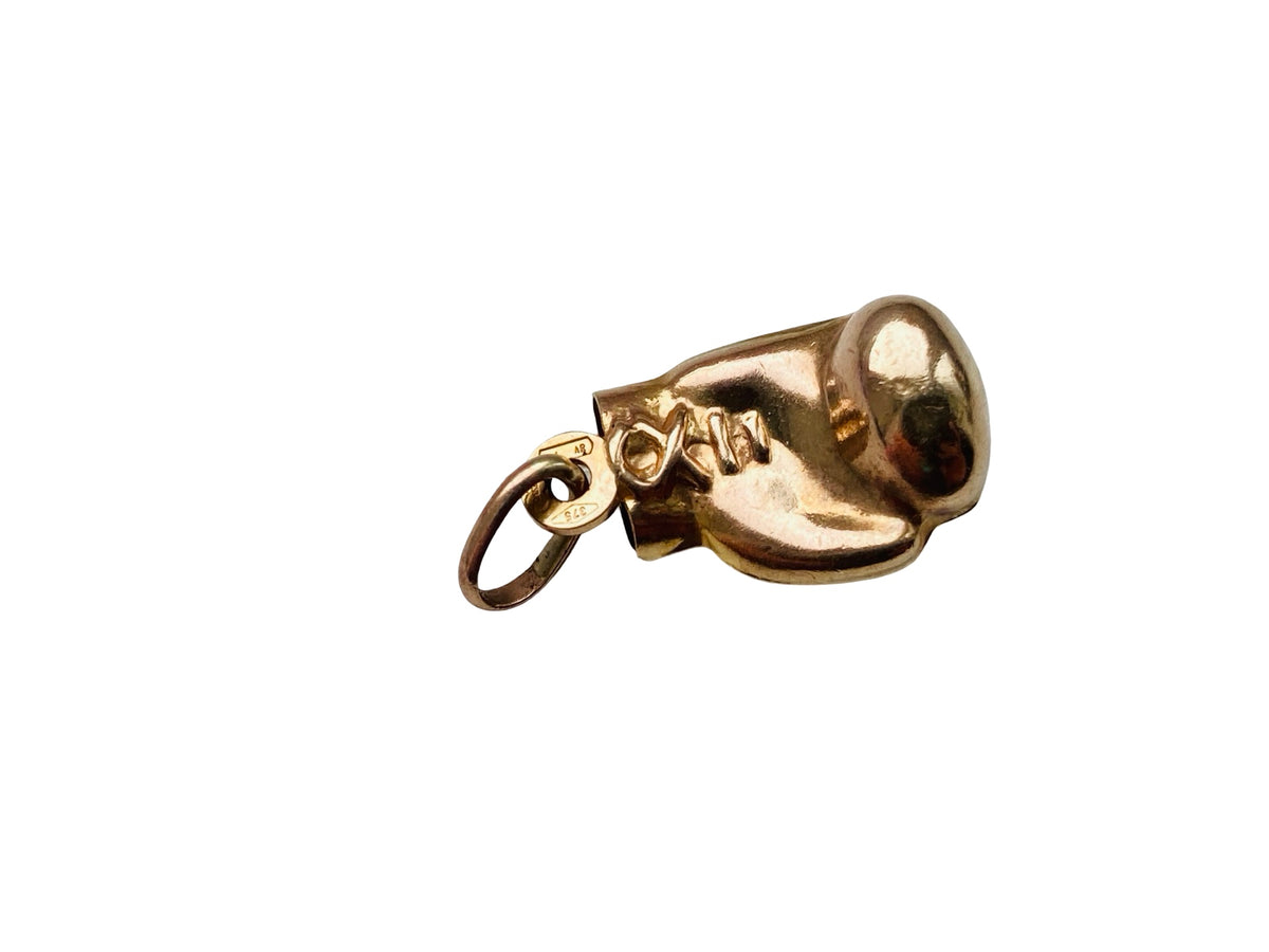 Vintage 9ct Gold Boxing Glove Pendant