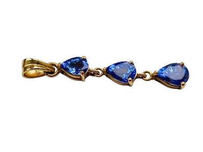 9ct Gold Tanzanite Pendant