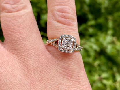 9ct Gold 0.50ct Diamond Ring