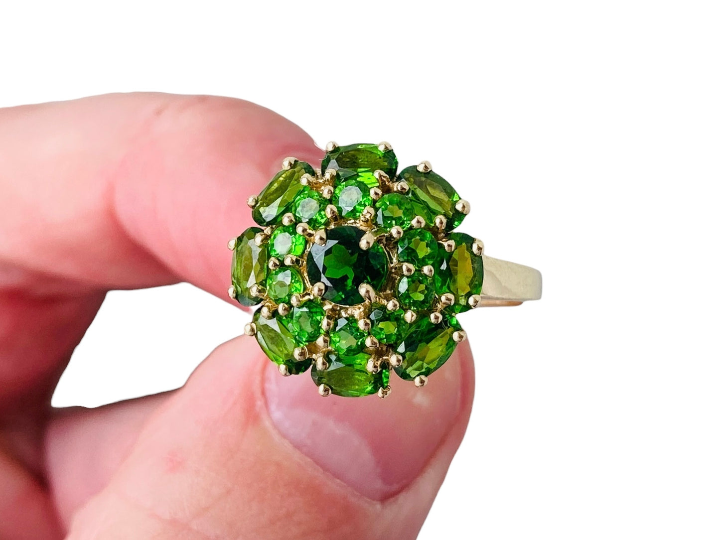 9ct Gold Diopside Ring