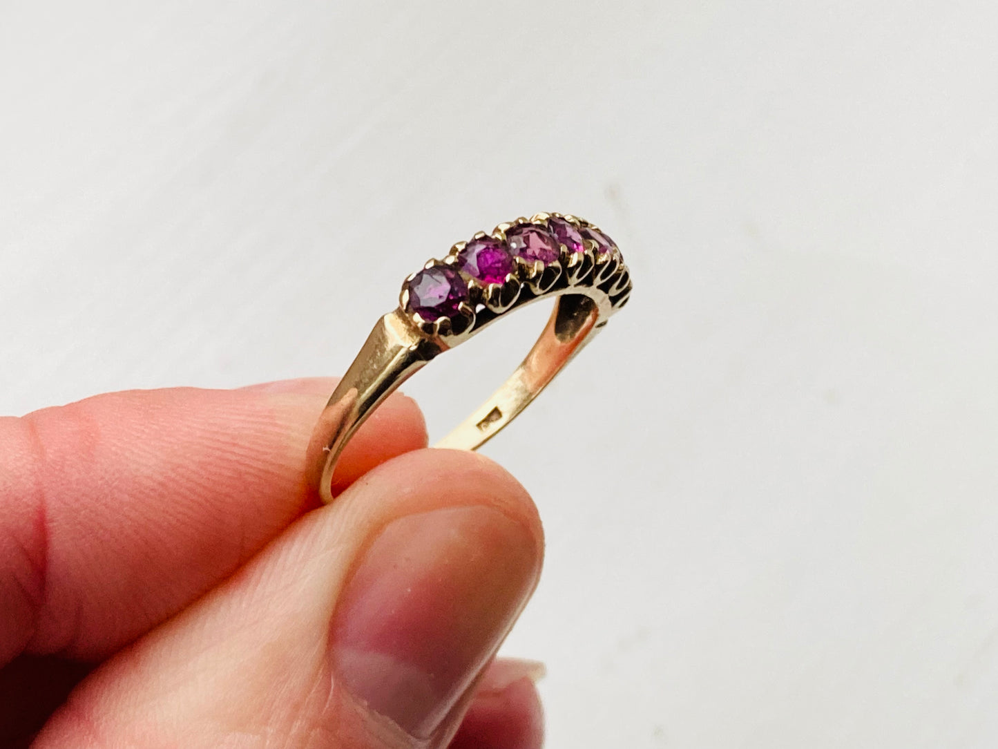 Vintage 9ct Gold Ruby Ring