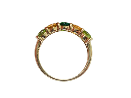 9ct Gold Multi-Gemstone Ring
