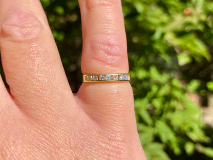 Vintage 18ct Gold Diamond Ring