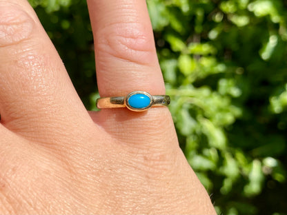 9ct Gold Turquoise Ring