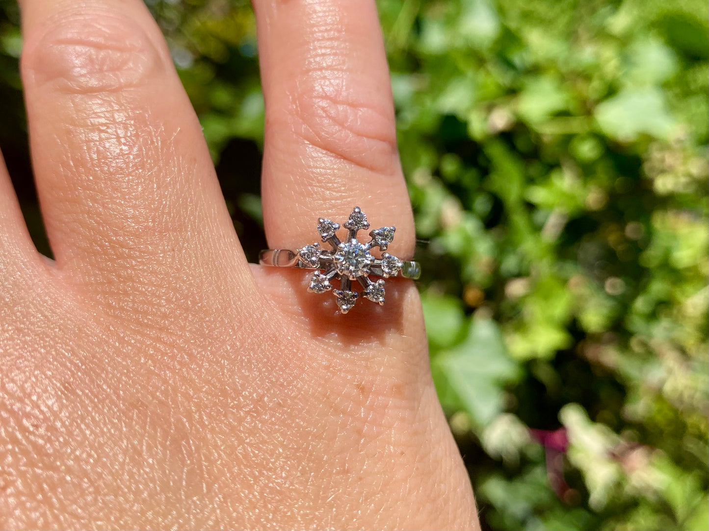 Vintage 18ct Gold Diamond Ring