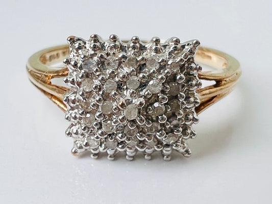 9ct Gold Diamond Ring