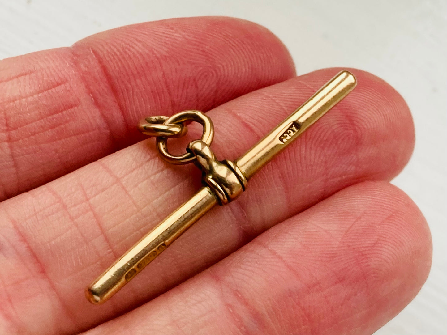 Antique 9ct Gold T-Bar