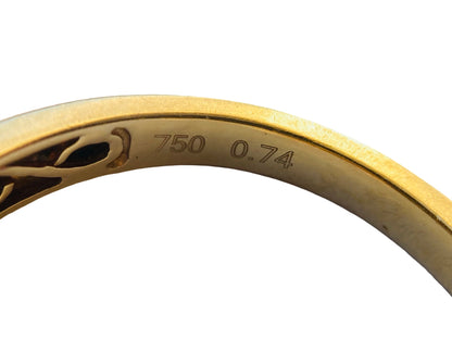 18ct Gold 0.74ct Diamond Ring