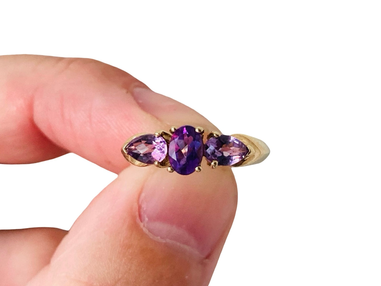 9ct Gold Amethyst Ring
