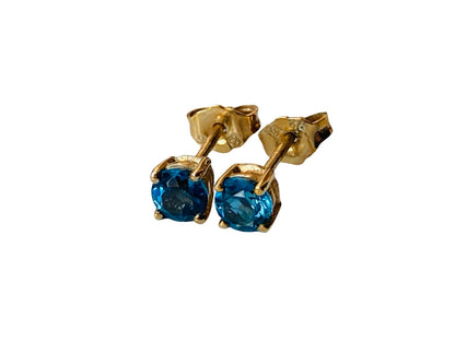 9ct Gold Topaz Earrings