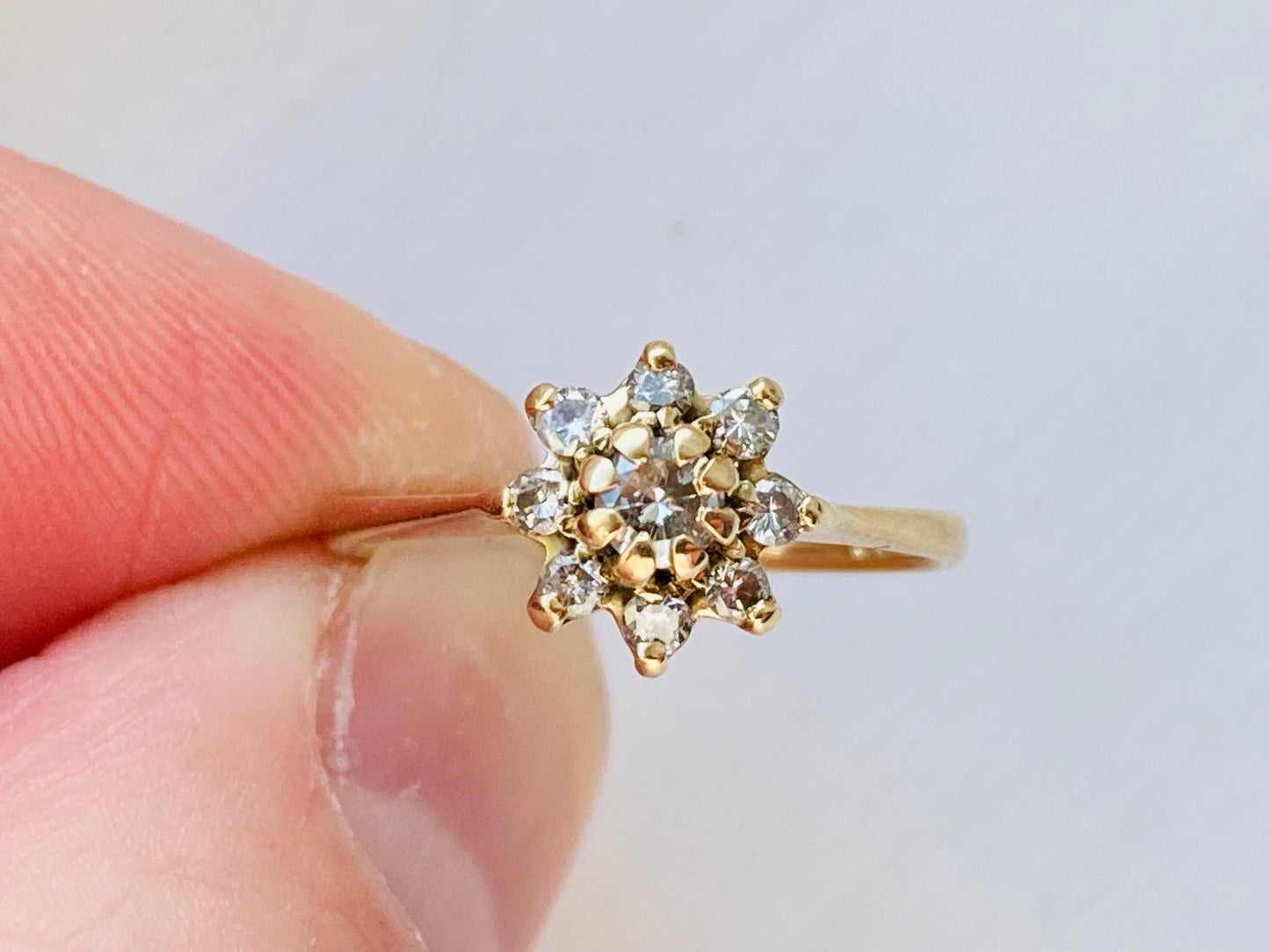 9ct Gold Diamond Ring