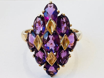 9ct Gold Amethyst Ring
