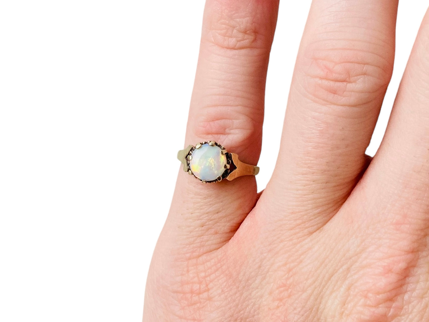 Vintage 9ct Gold Opal Ring