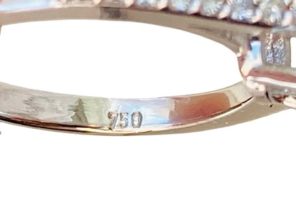 18ct Gold Topaz & Diamond Ring