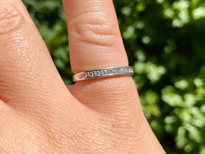 9ct Gold Eleven-Stone Diamond Ring
