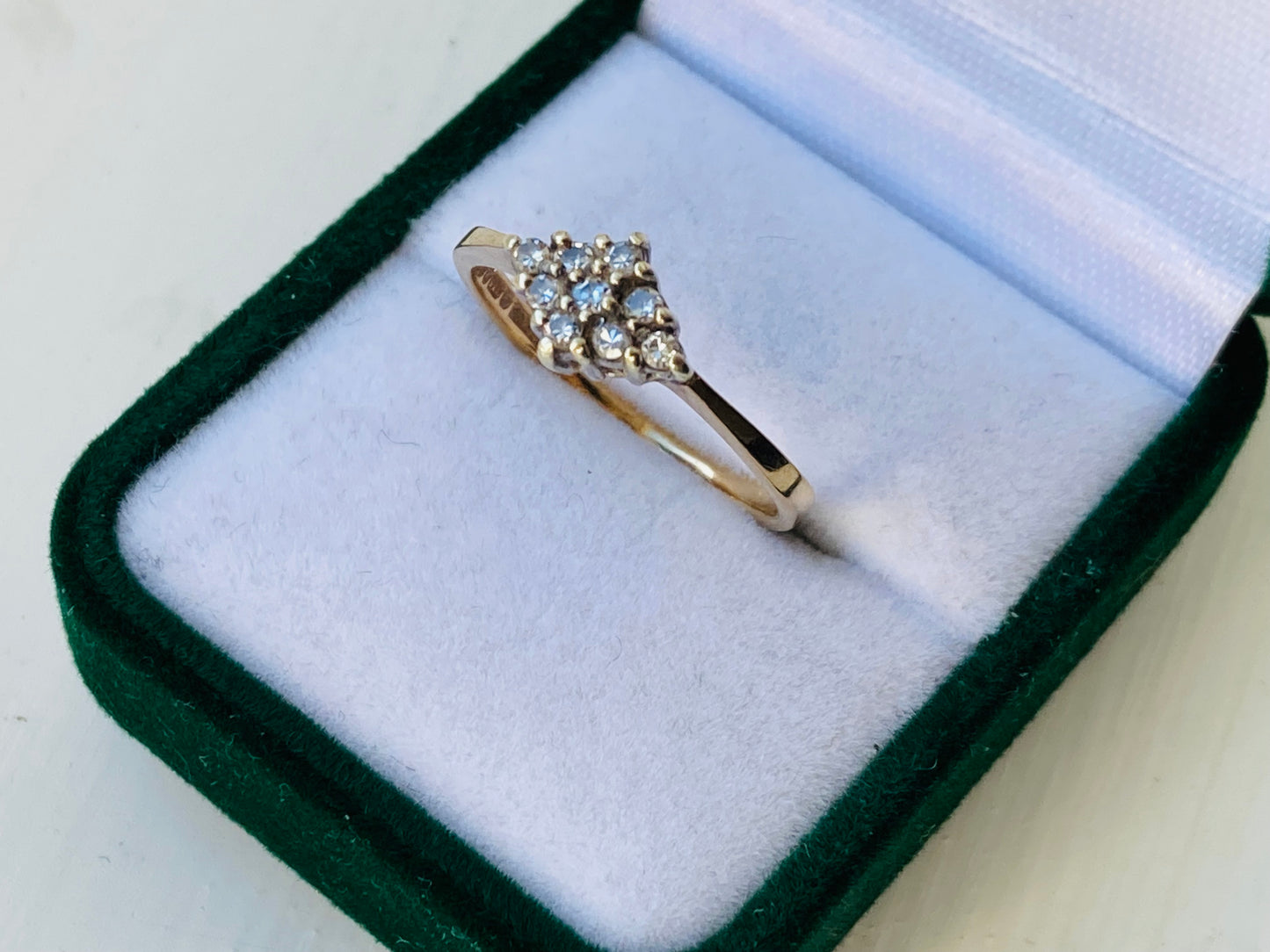 9ct Gold Diamond Ring