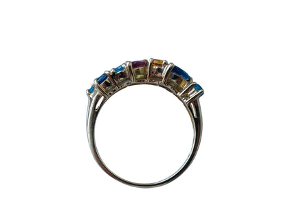 9ct Gold Multi-Gemstone Ring