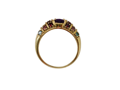 9ct Gold Multi-Gemstone Ring