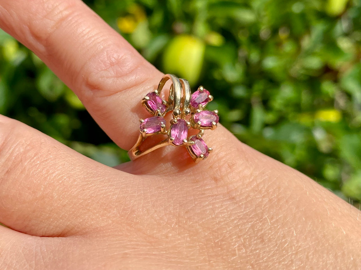 9ct Gold Pink Tourmaline Ring