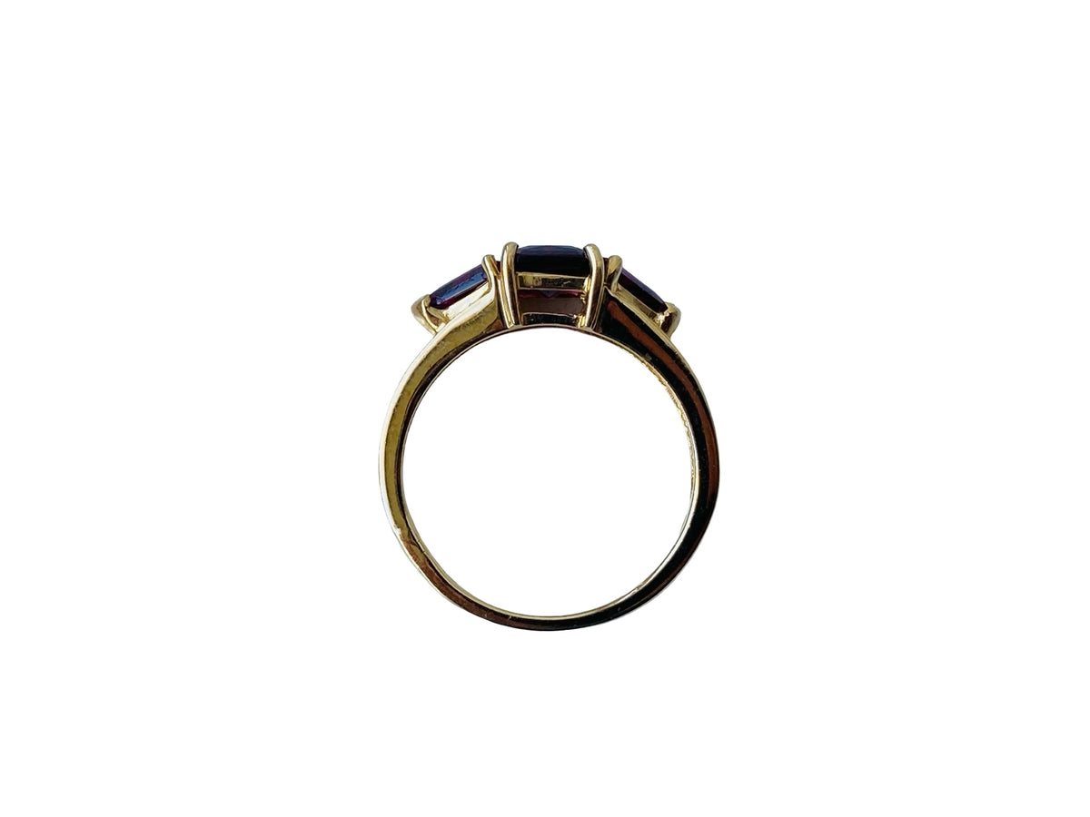 9ct Gold Rhodolite Garnet Ring