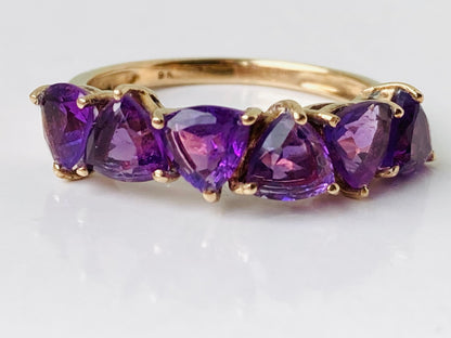 9ct Gold Amethyst Ring