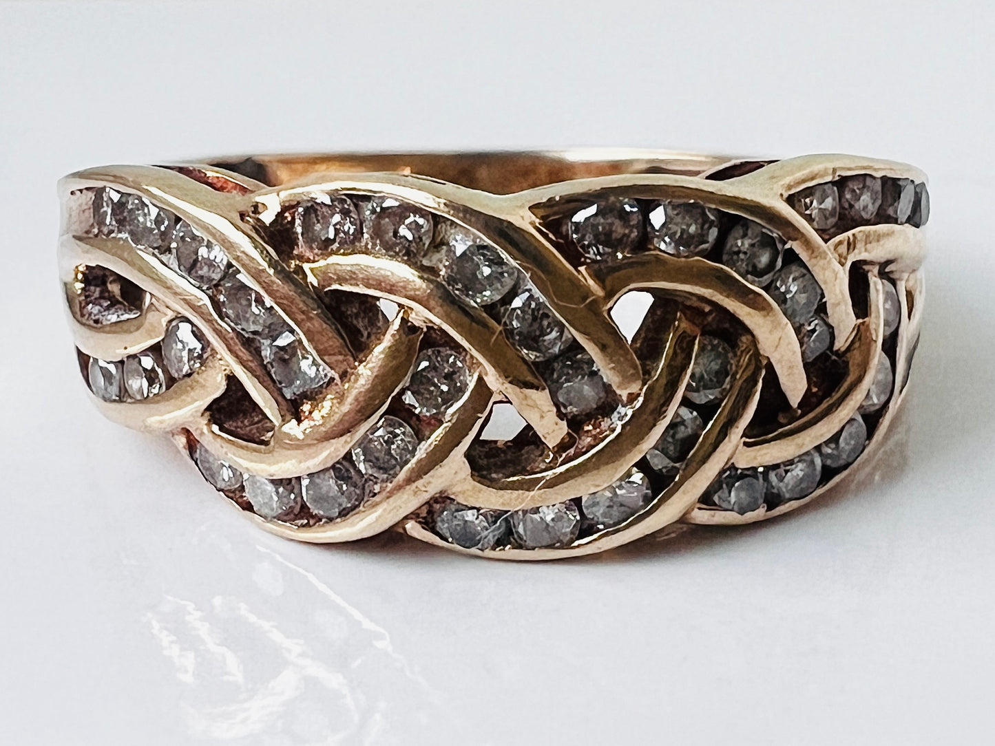 9ct Gold Diamond Ring