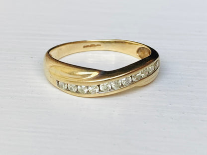 9ct Gold Diamond Ring