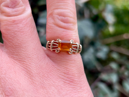 9ct Gold Citrine Ring