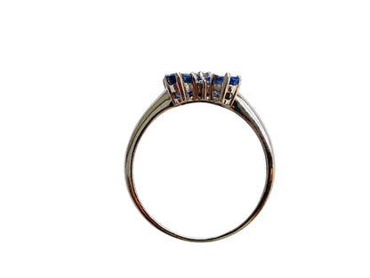 18ct Gold Tanzanite & Diamond Ring