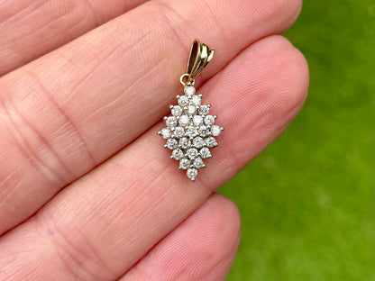 9ct Gold Diamond Pendant